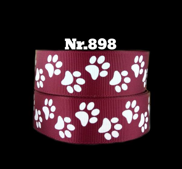 Pfotenabdrücke Weiss