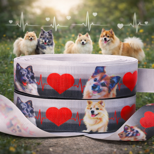Exklusives Spitz-Liebe mit Herzschlag -Band – 22mm