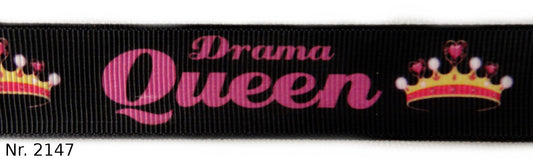 Exklusives Drama Queen -Band mit Krone – 22mm