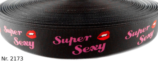 Exklusives Super Sexy - Band mit Verführerischen Lippen – 22mm