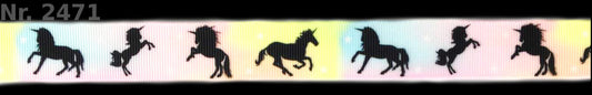 Exklusives Einhorn-Zauber auf Bunte Zuckerwatte -Band – 16mm