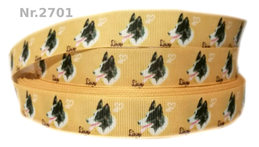 Exklusives Border Collie Love -Band – 22mm