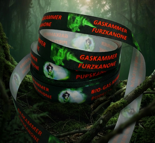 Exklusives Bio-Gas-Kammer & Pupskanone -Band – Humorvoll für Hundebesitzer – 22mm