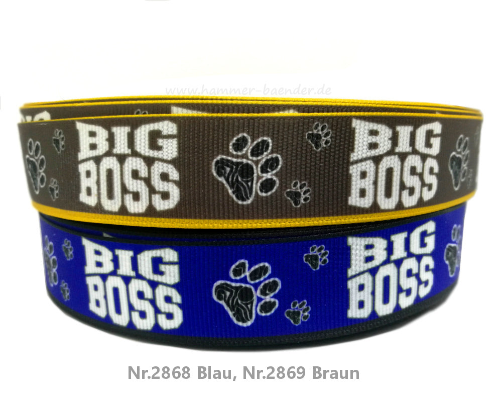 Exclusive Big Boss band with paw prints