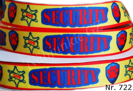 Exklusives Security Dog - Band im Paw Patrol Stil – 25mm