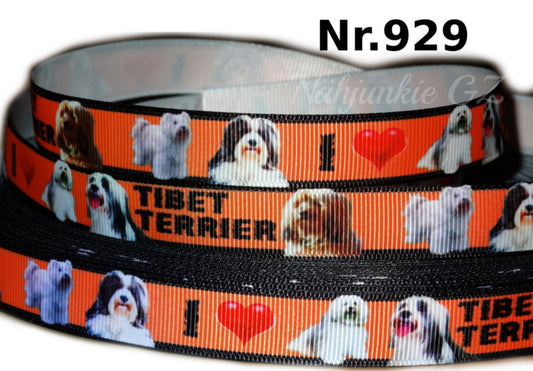 Exklusives I Love Tibet Terrier - Band – 16mm