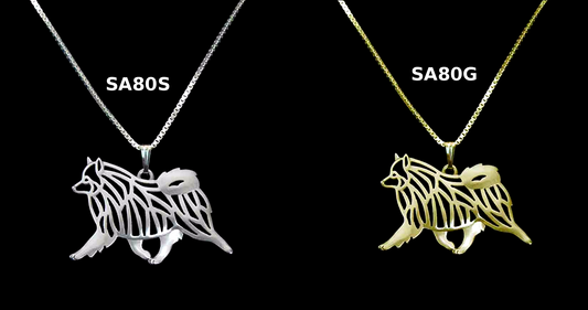 WOLFSSPITZ | Halskette mit Anhänger | Vergoldet