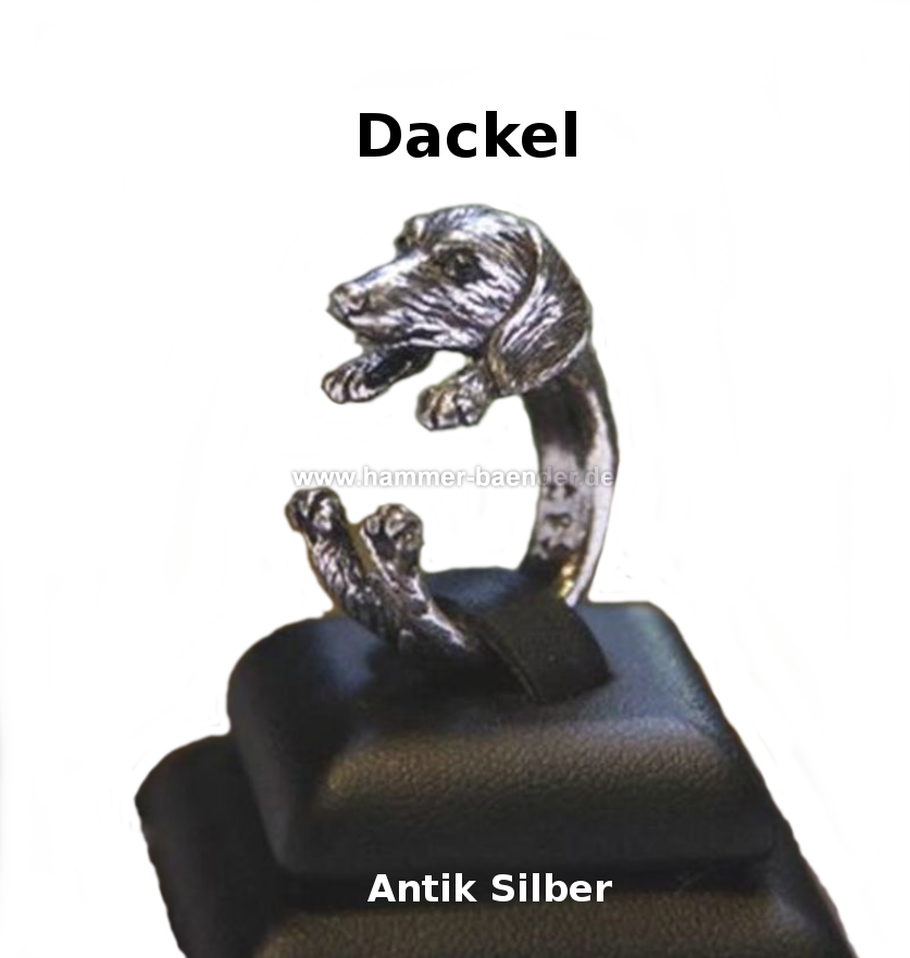 Dachshund Rings with Color Selection | Customizable & Elegant