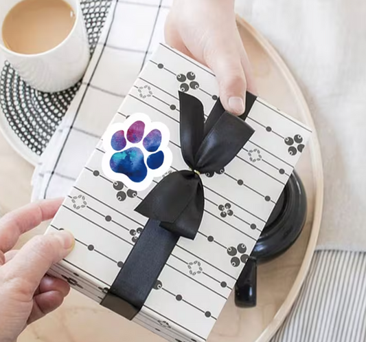 Pfotenliebe – Sticker mit Hundepfoten-Motiven