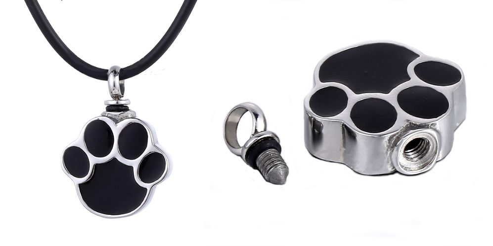 Urnen Anhänger Pfote