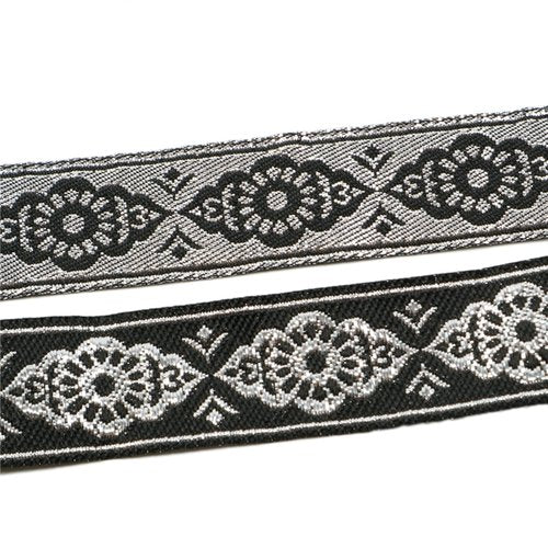 Glänzendes Webband Ornament - 20mm