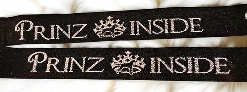 Prince Inside – woven ribbon with royal sheen in 22mm