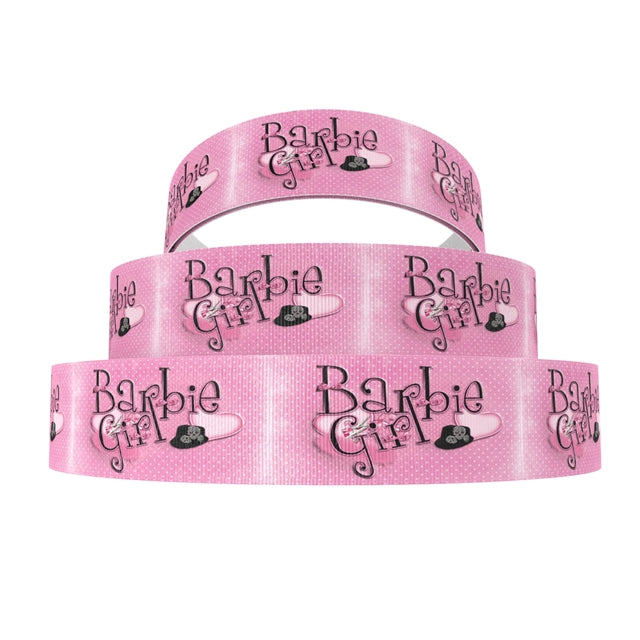 Ripsband Barbie Girl Dream 19 mm – Rosa