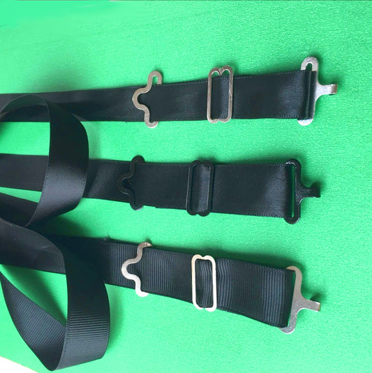 Strap closure for bags etc.