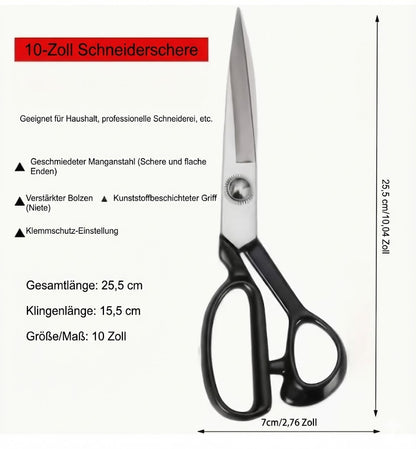 Profi-Schneiderschere aus Manganstahl – Extrem scharf & Robust