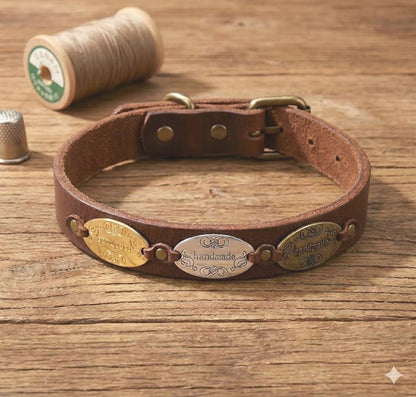 Metall-Label "Handmade" Oval 32 mm – Zum Aufnähen & Nieten