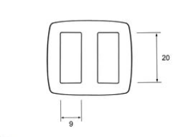 Schieber aus Kunststoff