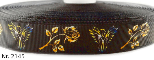 Exklusives  Goldene Rose & Adler -Band – 22mm