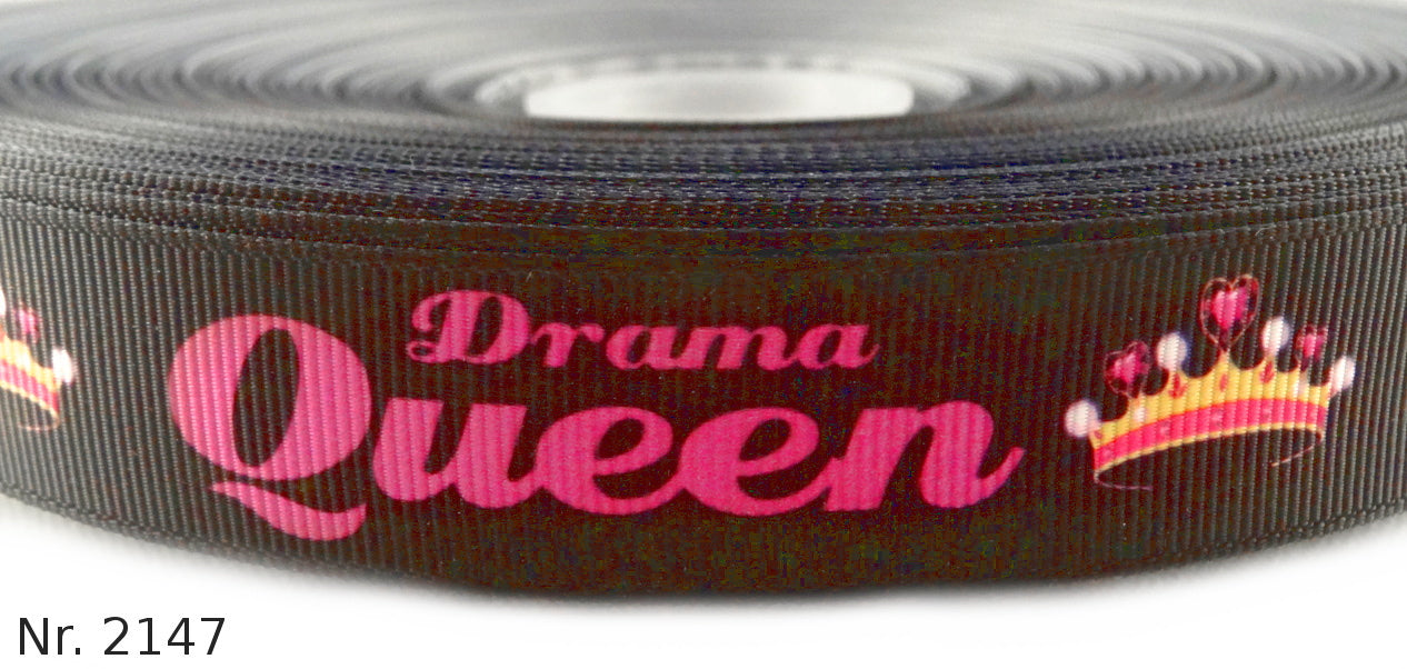 Exklusives  Drama Queen -Band mit Krone – 22mm