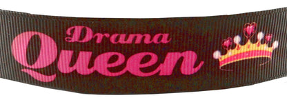 Exklusives  Drama Queen -Band mit Krone – 22mm