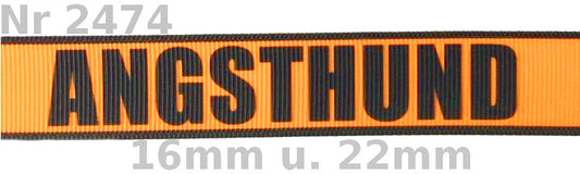 Exklusives Warnband  Angsthund