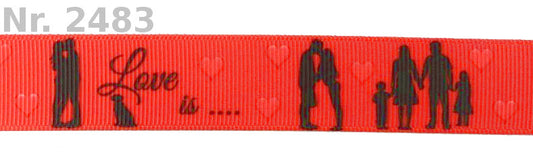 Exklusives  Love is... - Band – Ein Band der Vielfalt der Liebe – 25mm