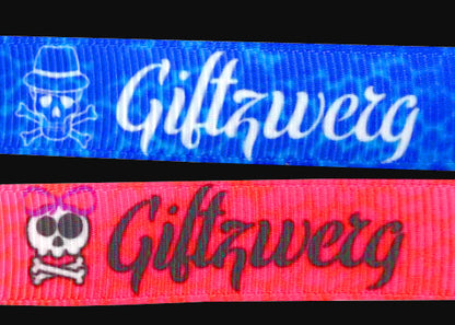 Exklusives  Giftzwerg - Band mit Totenkopf