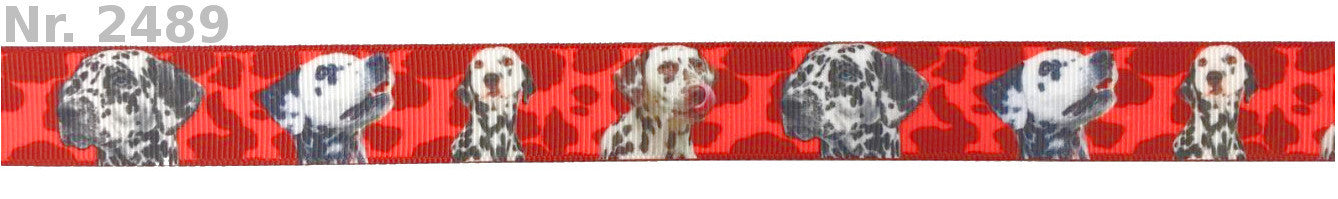 Exklusives  Dalmatiner-Liebe -Band – 22mm