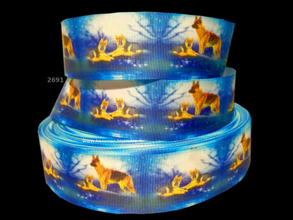 Exklusives  Schäferhund & Welpen am Abendsee - Band – 38mm