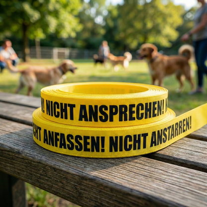 Exklusives Warnband  Nicht Ansprechen! Nicht Anfassen! Nicht Anstarren!