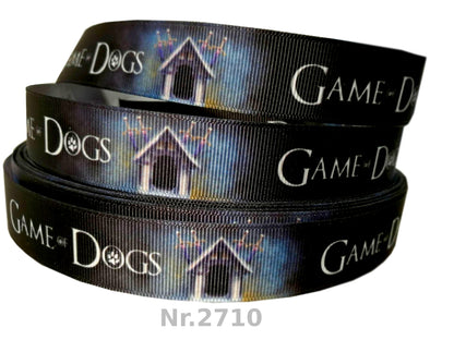 Exklusives  Game of Dogs - Band mit Hundehütte - Thron – 22mm