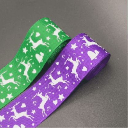 Glow in the Dark  Reh  Grün und Lila – 38mm