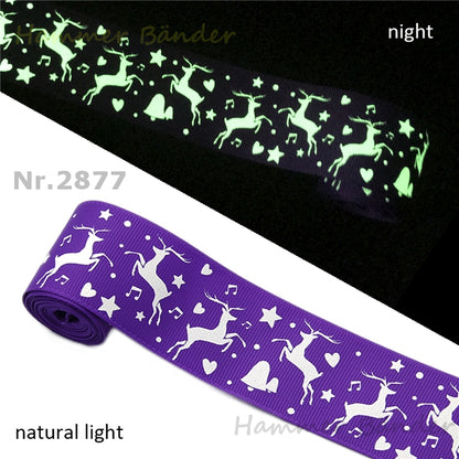 Glow in the Dark  Reh  Grün und Lila – 38mm