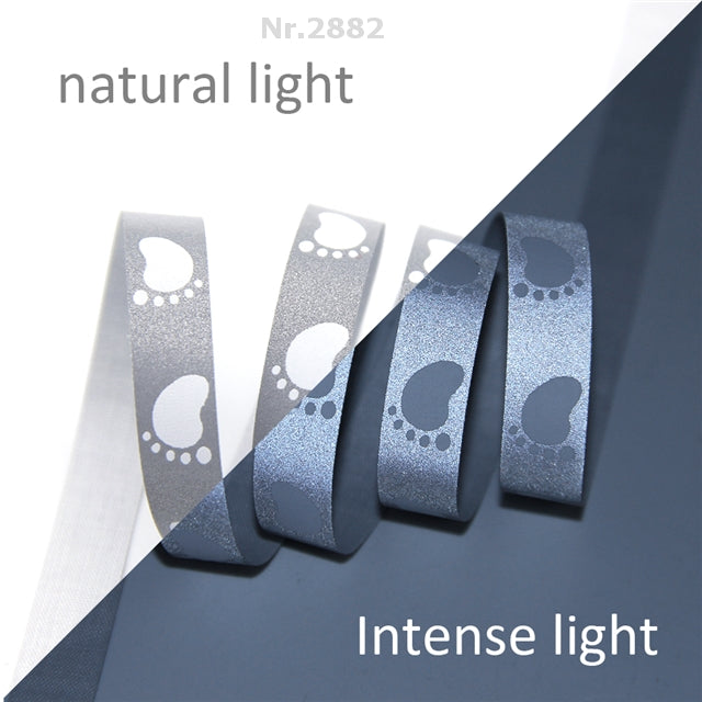 Reflektorband Fußabdruck – 9mm