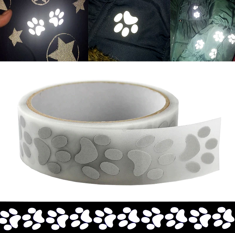 Reflektierende Pfoten zum aufbügeln