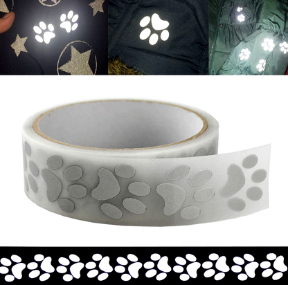 Reflektierende Pfoten zum aufbügeln