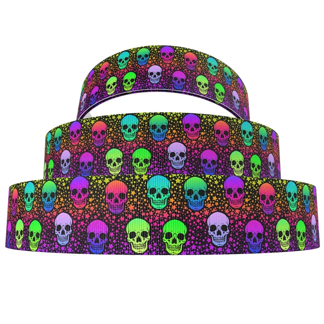 Bunte Totenköpfe  - 25mm, Trendiges Design