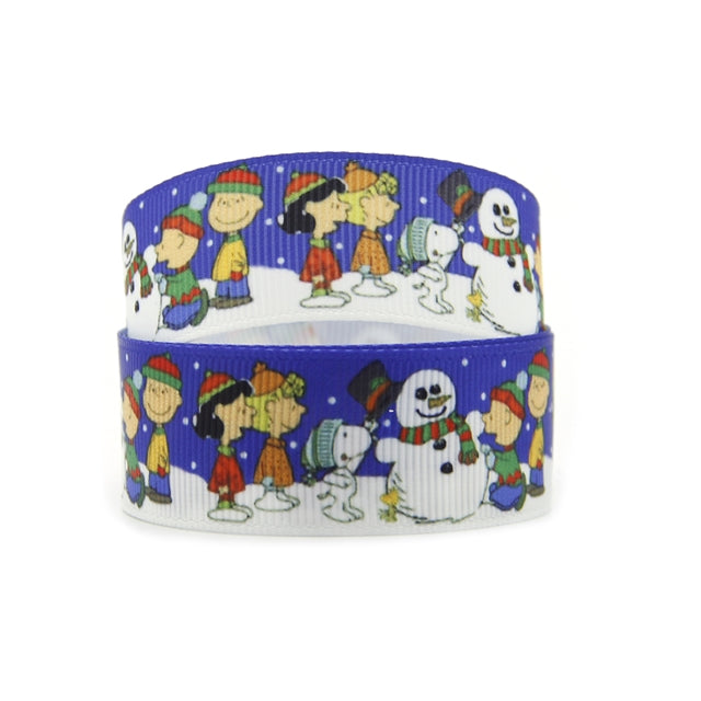 Comic-Ripsband | Schneemann & Freude, 22mm