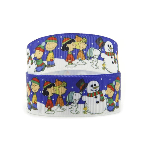 Comic-Ripsband | Schneemann & Freude, 22mm