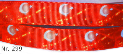 Exklusives  Band mit Sichelmond und Stern – 16mm