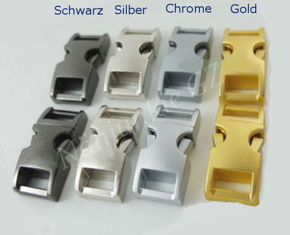 Glänzende & Matte Metall-Klickverschlüsse | Robust & Stilvoll, 11mm Breite