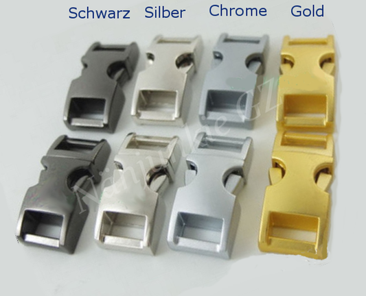 Glänzende & Matte Metall-Klickverschlüsse | Robust & Stilvoll, 11mm Breite