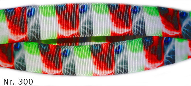Exklusives  Bunte Katzen-Popart -Band – 16mm