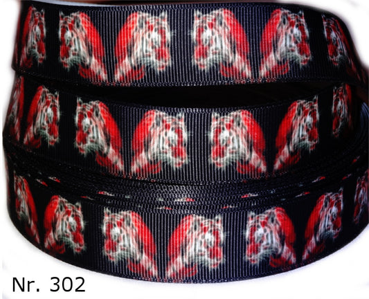 Exklusives  Roter Tiger - Band – 22mm