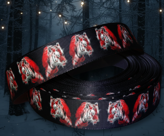 Exklusives  Roter Tiger - Band – 22mm