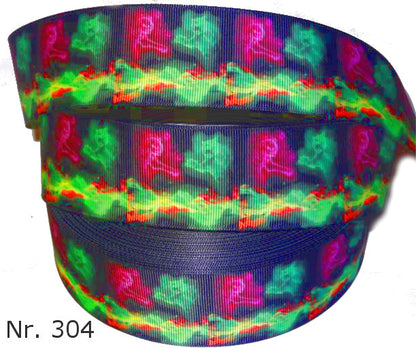Exklusives  Abstrakter Tiger-Schattenkampf -Band in Leuchtfarben – 38mm