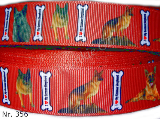 Exklusives  I Love My German Shepherd - Band – 25mm