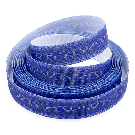 Exklusives  Blaues Schlangenmuster -Band – 22mm