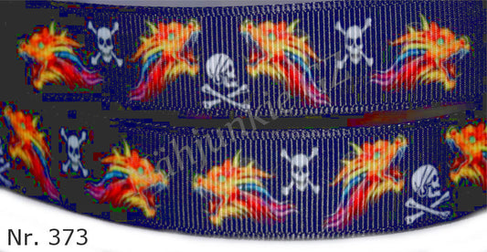 Exklusives  Chinesische Drachen & Totenköpfe -Band – 16mm