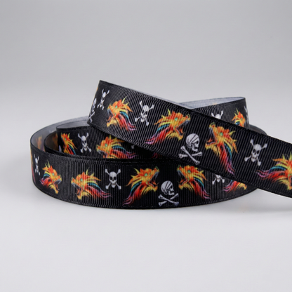 Exklusives  Chinesische Drachen & Totenköpfe -Band – 16mm